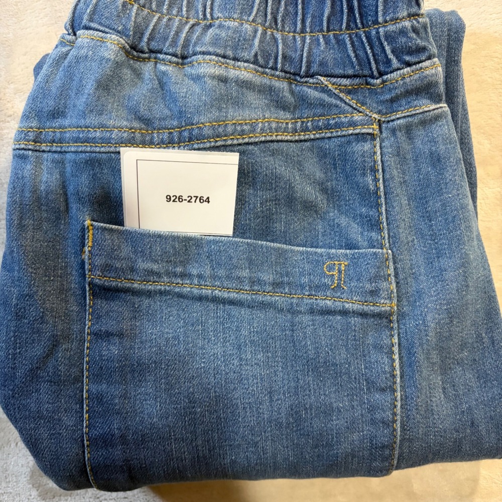 Pilcro Anthropologie Izzie Pull On Barrel Wide Leg Drawstring Jeans Size S - Picture 10 of 10
